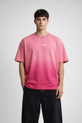 Seriousness Pink Sunfaded Ombrè Boxy Fit T-shirt