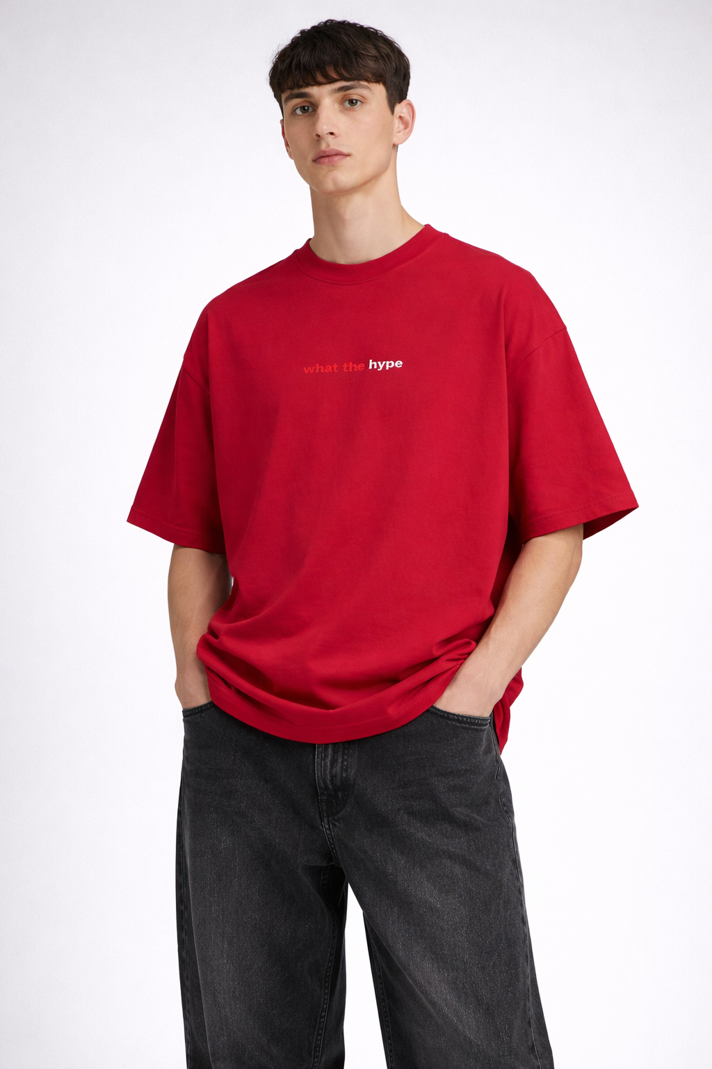 Certified Red Flag Red Oversized T-Shirt