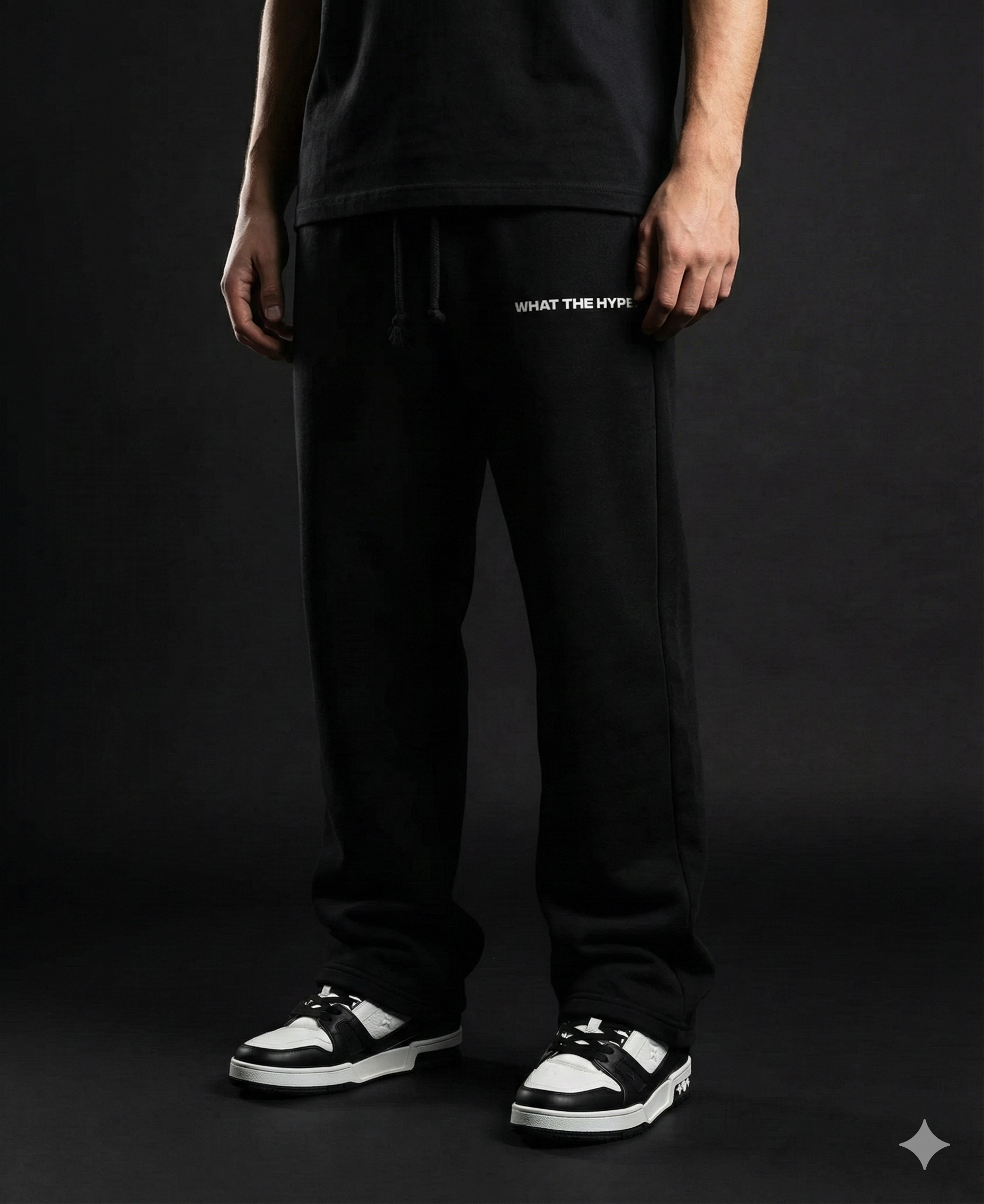 Black Essentials Sweatpants
