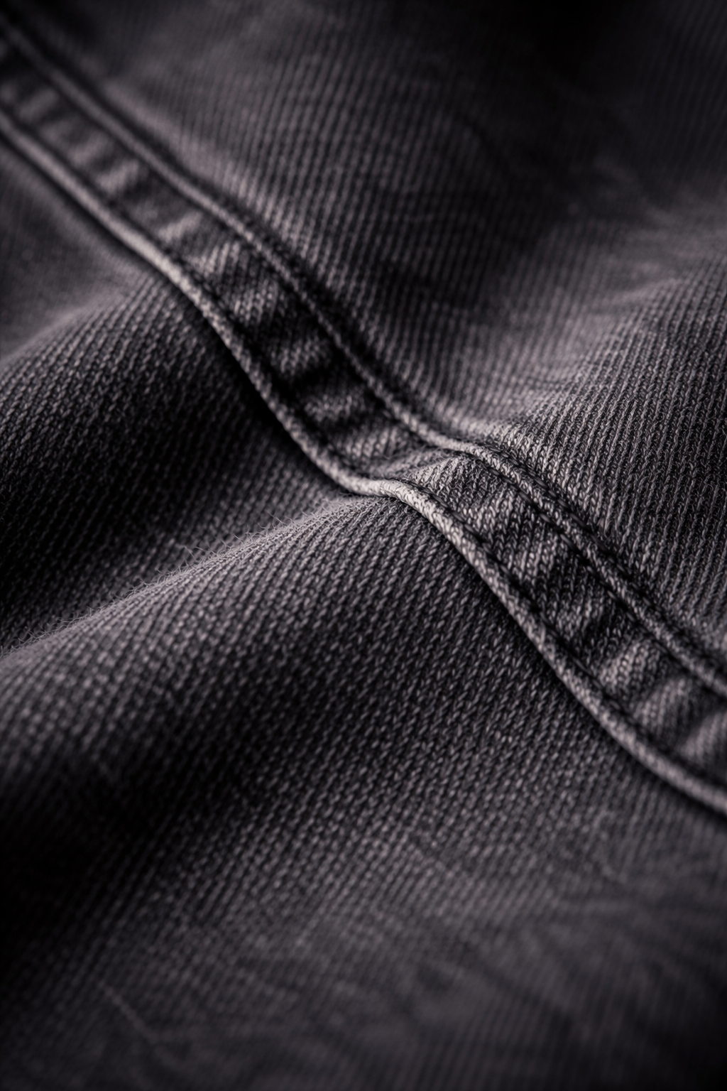 Black Baggy Denim Jeans